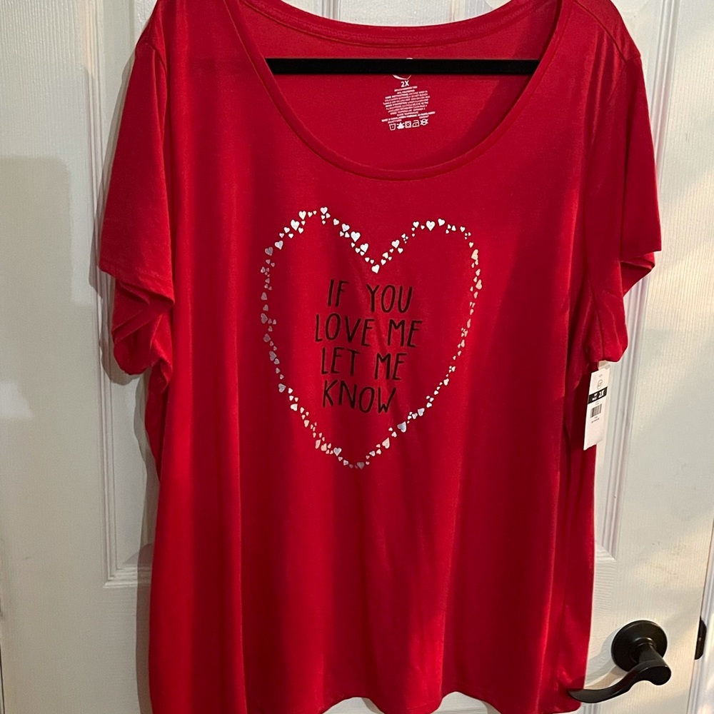 NWT - If You Love Me Tee - Plus